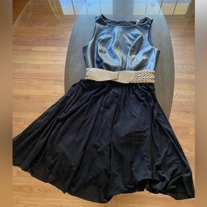 ANTHROPOLOGIE VEGAN "LEATHER" DRESS